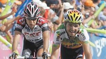 <b>A ESCALAR. </b>Mancebo y Sastre aspiran a recortar tiempo en los Pirineos.