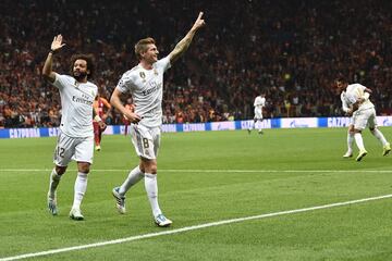 0-1. Toni Kroos celebró el primer gol.