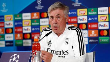 Carlo Ancelotti, entrenador del Real Madrid.