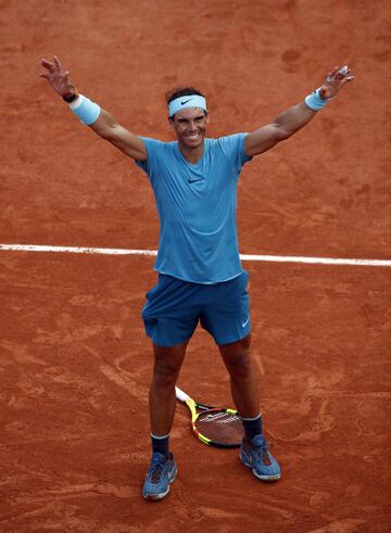 Rafa Nadal ganó a Dominic Thiem por 6-4, 6-3 y 6-2