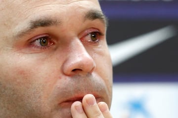 La despedida de Andrés Iniesta en imágenes