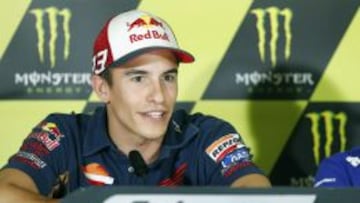 Márquez, hoy en la rueda de prensa.