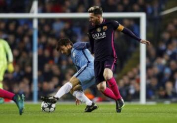 David Silva y Lionel Messi.