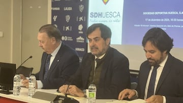Agustín Lasaosa, Ricardo Mur y Alfonso García forman el Consejo de Administración del Huesca.