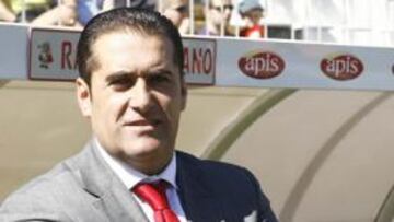 <b>INVICTO EN LIGA. </b>Sandoval durante el primer partido de Liga.