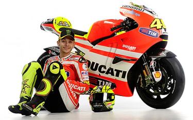 Rossi se pone la venda