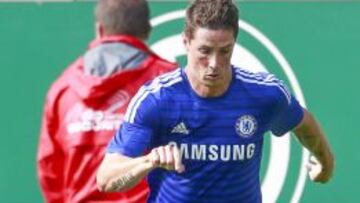 Torres, en un partido reciente con el Chelsea.