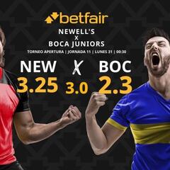 Newell’s Old Boys vs. Boca Juniors: horario, dónde ver, pronósticos y clasificación