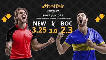 Newell’s Old Boys vs. Boca Juniors: horario, dónde ver, pronósticos y clasificación