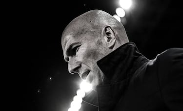 Solari, Muñoz, Del Bosque and Zidane