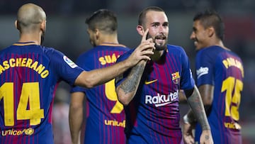 23/09/17 PARTIDO PRIMERA DIVISION
GIRONA - BARCELONA
GOL 0-2 LUIS SUAREZ ALEGRIA ALEIX VIDAL