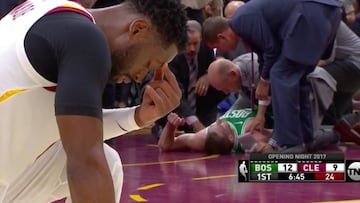 Terrible inicio NBA: fractura de tibia de Gordon Hayward