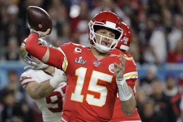 Patrick Mahomes comenzó encendido en el Super Bowl LIV