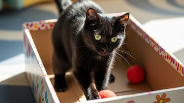 Cats seem to possess an unexplainable love and interest for boxes but what appears to be a simple cardboard box to us is much more to our feline friends.