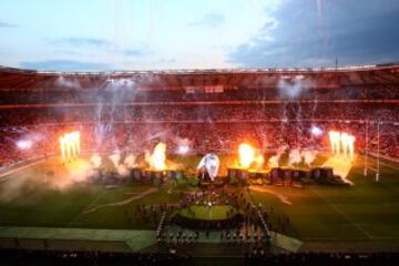 La inauguración del Mundial de Rugby en imágenes