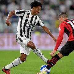 Cuadrado, uno de los más golpeados en el fútbol italiano