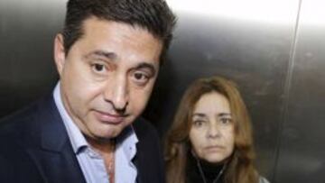 El presidente de Boca Juniors, Daniel Angelici, fotografiado en la sede de la CONMEBOL, se quejó amargamente de la sanción impuesta a Boca y anunció que recurrirán.
