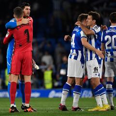 Remiro y su histórico dato contra el Real Madrid