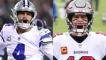 With the Wild Card Round curtain call, coming on Monday Night Football between the Cowboys and the Buccaneers, we’re taking a look at the key battle on the field between QBs Dak Prescott and Tom Brady.