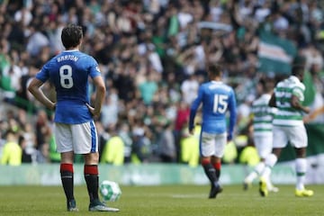 Rangers to a heavy 5-1 defeat in the first Old Firm derby of the season against Celtic