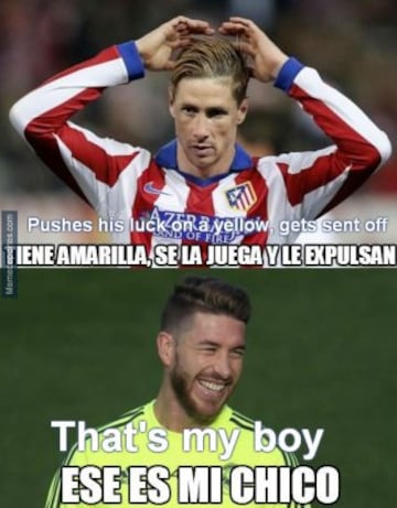 Zero to hero: Barcelona - Atletico in memes feat: Torres' red card