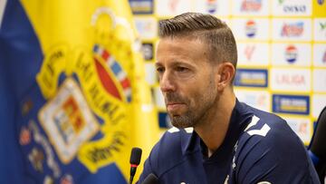 El entrenador de Las Palmas Luis García habla en la previa del partido entre Las Palmas y el Andorra de LaLiga Hypermotion