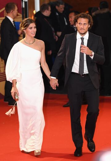 Diego Forlan y su esposa Paz Cardoso