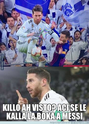 Ramos, protagonista de los memes del Clásico de LaLiga