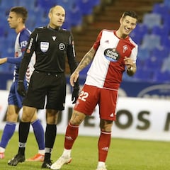 Santi Mina triplica a Maxi Gómez