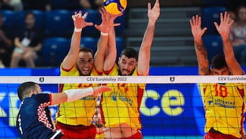 La Selección Española de Voleibol en el Campeonato de Europa.