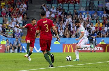 1-1. Diego Costa marcó el gol del empate.