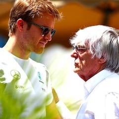Ecclestone: "Asocian a Alonso y Mercedes, hay que esperar"