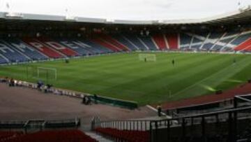 <b>EXPECTACIÓN. </b>El Hampden Park espera lleno para ver a España.