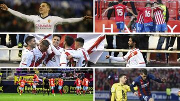 Zaragoza, Lugo, Sporting, Huesca y Rayo, grandes protagonistas de la jornada 24 de LaLiga 1,2,3.