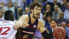 Ante Tomic con Ilimane Diop.