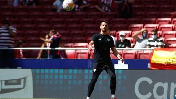 Unai Simon en el Wanda Metropolitano.