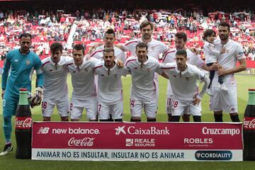 The offending Sevilla line-up against Granada