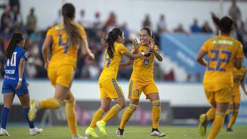 Tigres derrot&oacute; a Cruz Azul en la Jornada 7 de la Liga MX Femenil