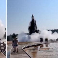 Las aterradoras imágenes de la explosión en Yellowstone: más de 10 millones de visitas