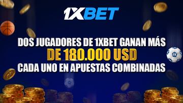 Nuevas ganancias increíbles en 1xBet: dos afortunados jugadores obtienen más de 180.000 dólares