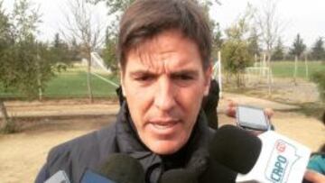 Berizzo compartió con el plantel de O'Higgins en el complejo La Gamboína.