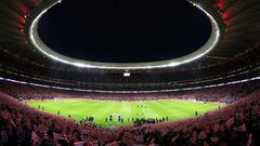 El Wanda Metropolitano contra el M&aacute;laga.