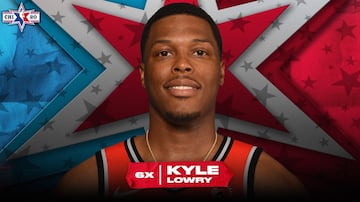 Kyle Lowry (Toronto Raptors) (19,8+4,6+7,4).