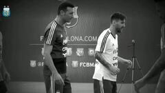 Scaloni avisa a Messi: "Tenemos una charla pendiente"