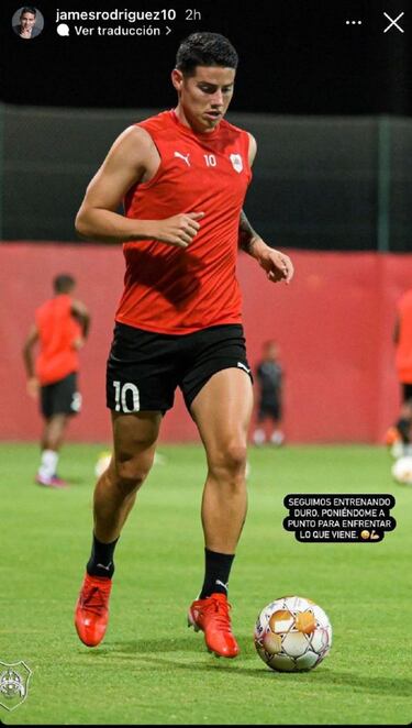 James: "Poniéndome a punto para enfrentar lo que viene"