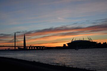 Skyline de San Petersburgo.