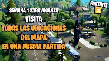 ¿Cómo visitar todas las ubicaciones del mapa en una misma partida en Fortnite Temporada 4?