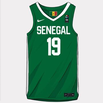 Así son las camisetas que se usarán durante el Mundial de Baloncesto