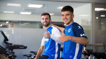 Sivera y Aguirregabiria, jugadores del Alav&eacute;s