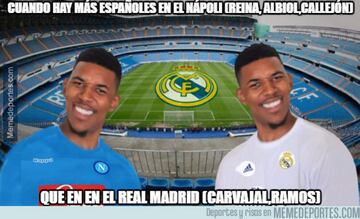 Los memes del Real Madrid 3- 1 Nápoles